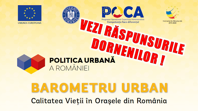 Vatra Dornei inclusă într-un sondaj privind calitatea vieții în orașele din România. Vezi evaluarile destul de surprinzătoare ale respondenților dorneni!