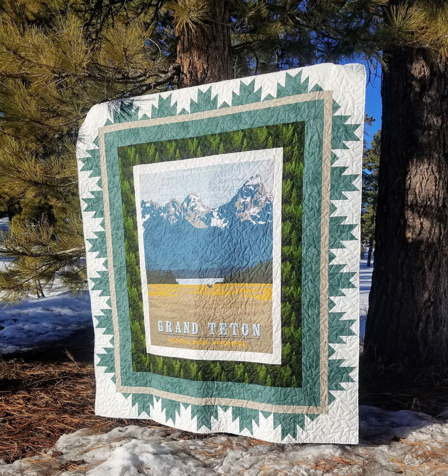 .Quiltscapes. My "Delectable" Mountains