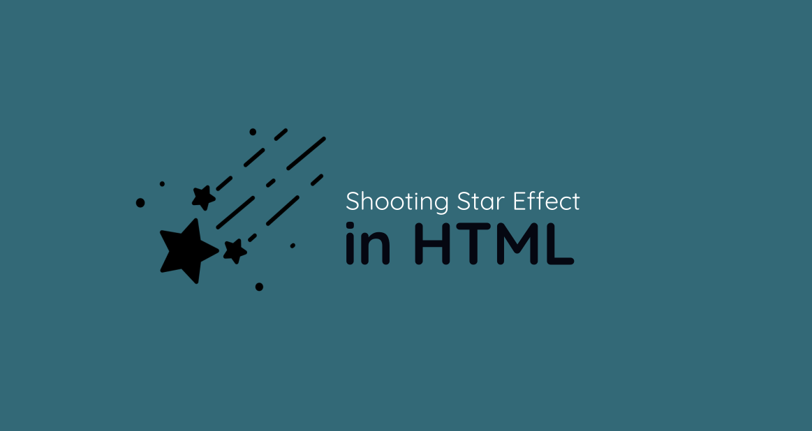 Shooting Star Effect in HTML