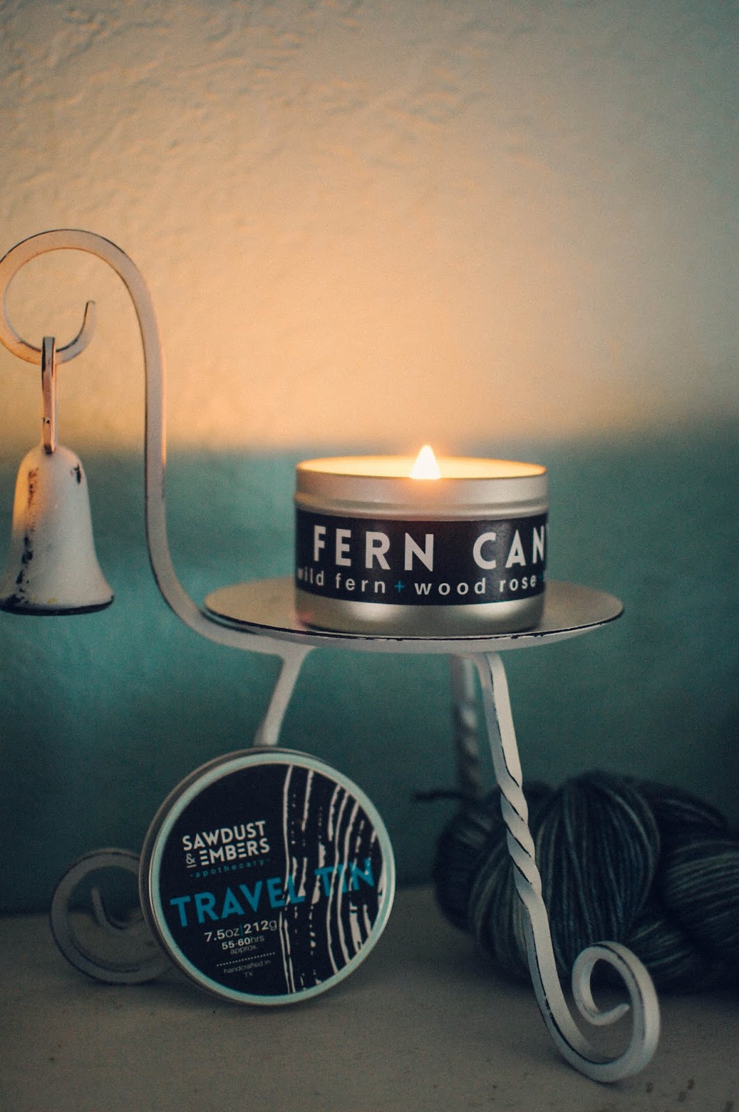 The Redolent Mermaid Sawdust & Embers Fern Canyon Candle