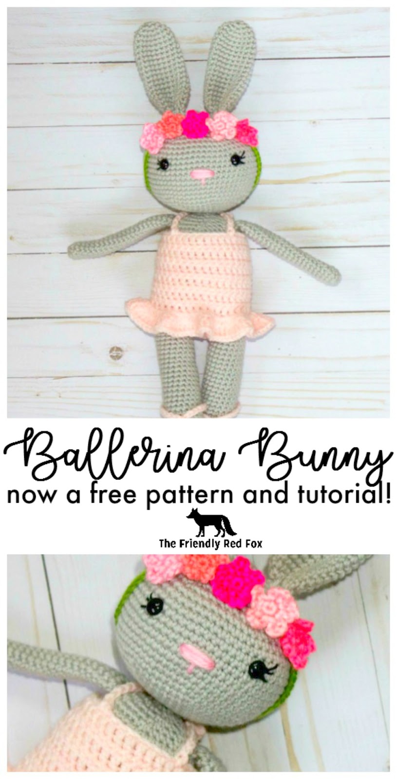 crochet ballerina bunny