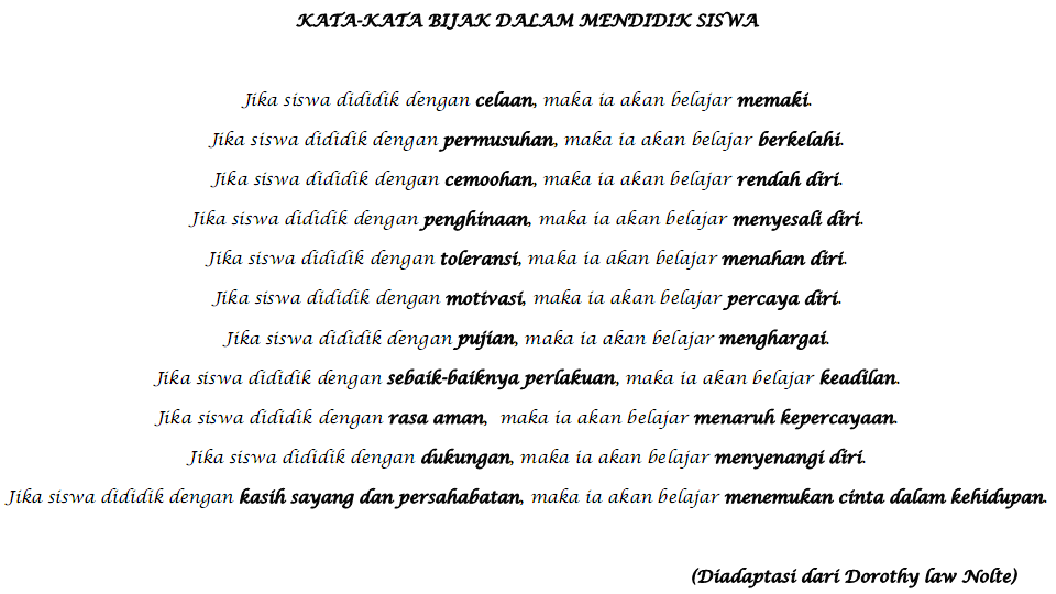 Kata Kata Bijak Kelas 9 Modif P
