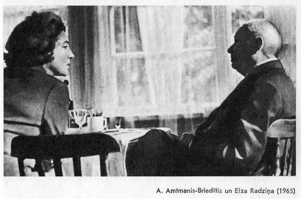 A. Amtmanis-Briedītis un Elza Radziņa (1965)