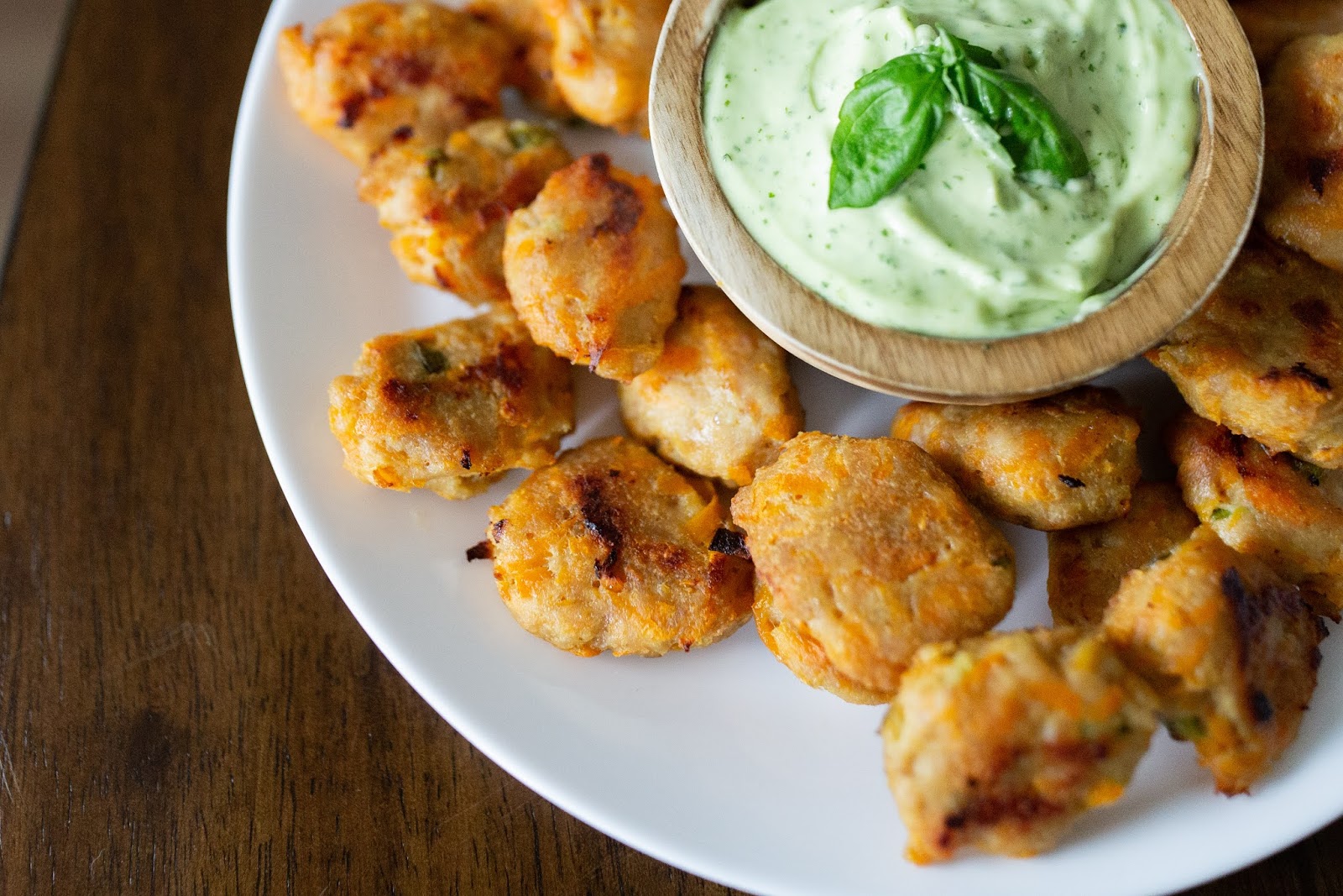Points In My Life Sweet Potato Chicken Poppers