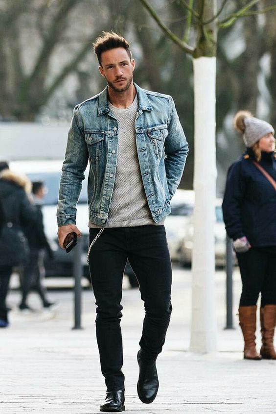 jaqueta jeans masculina youcom