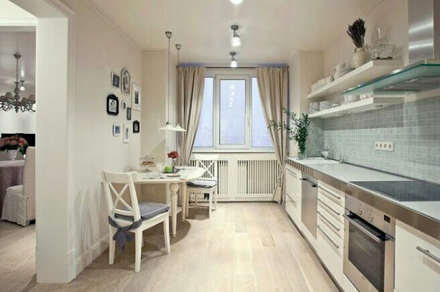 Interior design of a small kitchen