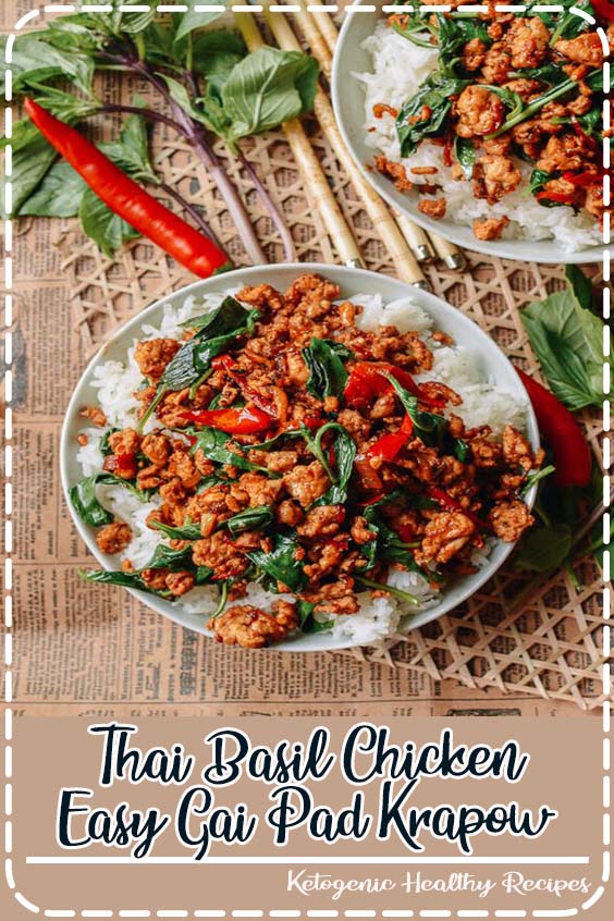 Thai Basil Chicken (Easy Gai Pad Krapow) - Villette Archambault