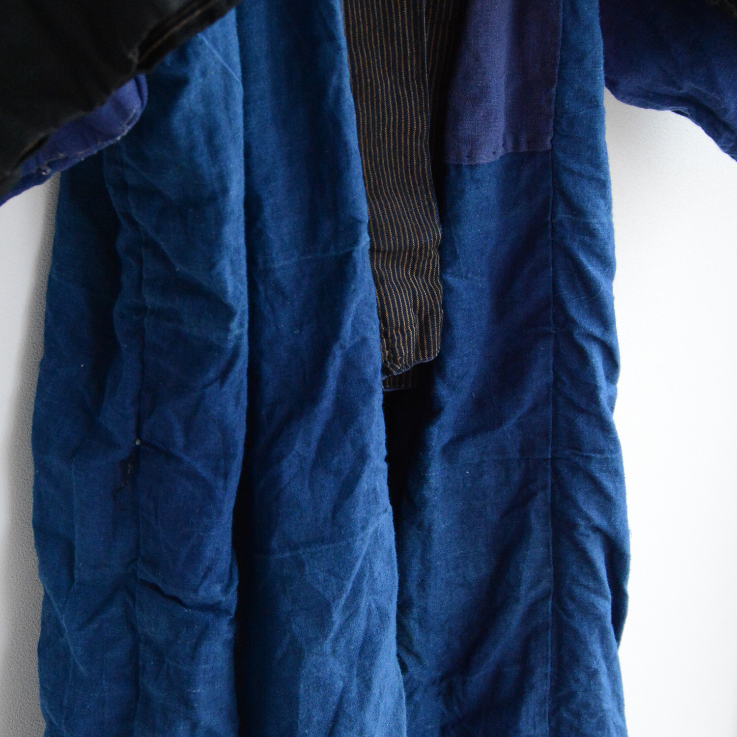 絣 着物 藍染 襤褸 クレイジーパターン 木綿 ジャパンヴィンテージ