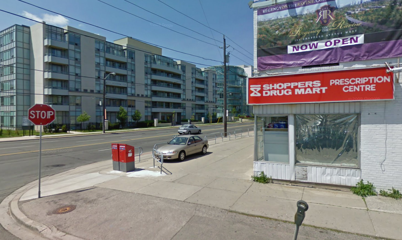 lost toronto Bathurst and Wilson/Then and Now