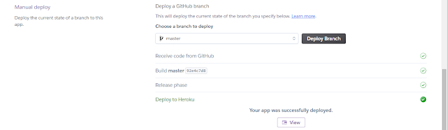 Deploy branch laravel heroku mysql