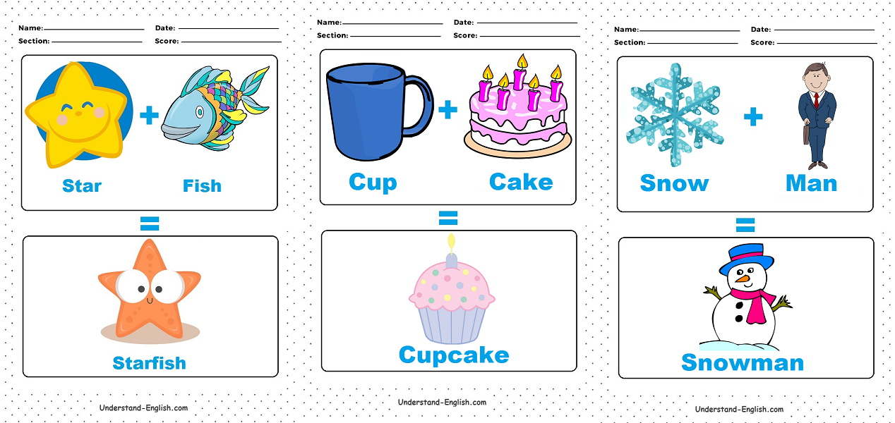 Compound Words For Kids - IELTS / Toefl Materials