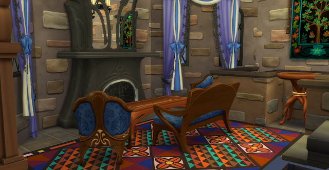 "Ведьмин Чертог" - жилой дом для Sims 4 со ссылкой для скачивания