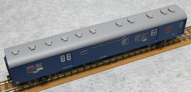 旧型客車 4両セット（ブルー） KATO 10-034-1 入線！！ - DB103