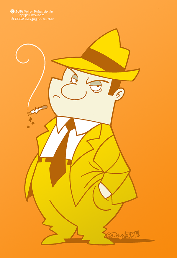 Peter Delgado Jr. Sketch blog the man in the yellow suit...
