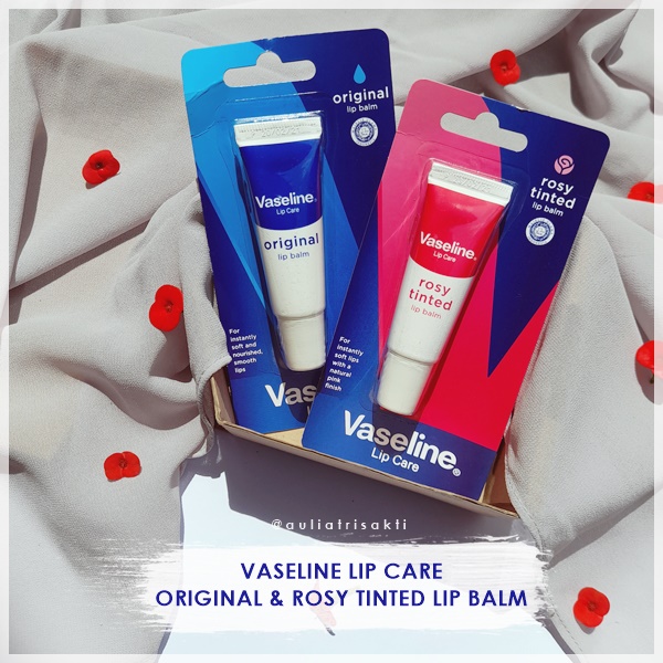 REVIEW VASELINE LIP CARE ORIGINAL & ROSY TINTED LIP BALM BEKIKA ROOM