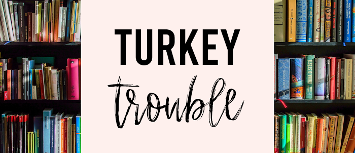 Turkey Trouble book study activities unit with Common Core literacy companion activities and craftivity for Thanksgiving in Kindergarten and First Grade