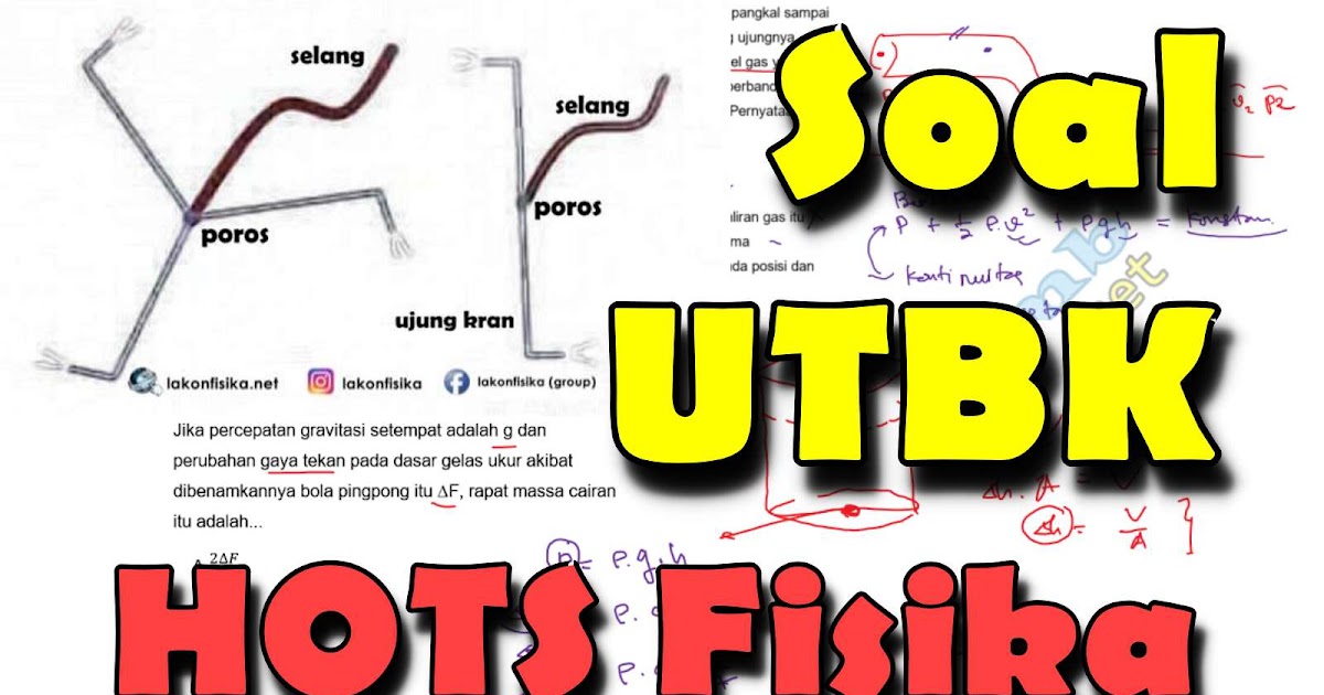 Soal Fluida (Tekanan Hidrostatis, Bernoulli, Debit Aliran