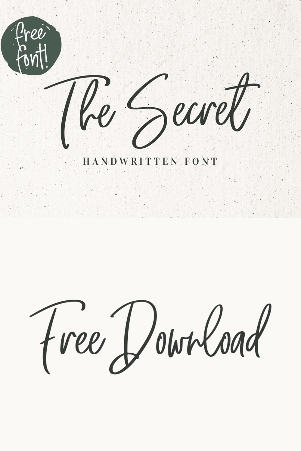 The Secret Handwritten Script Font Free Download Free Script Fonts