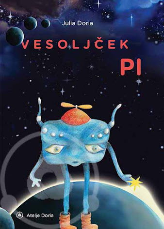 <br><br>Otroška knjiga Vesoljček Pi, obisk iz vesolja