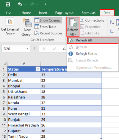 collega i fogli di google ad excel 10