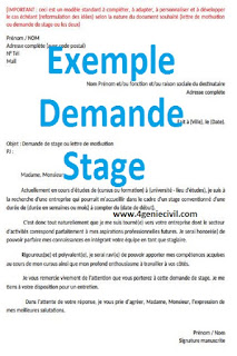 Télécharger Exemple Demande Stage PDF et word  Cours génie civil