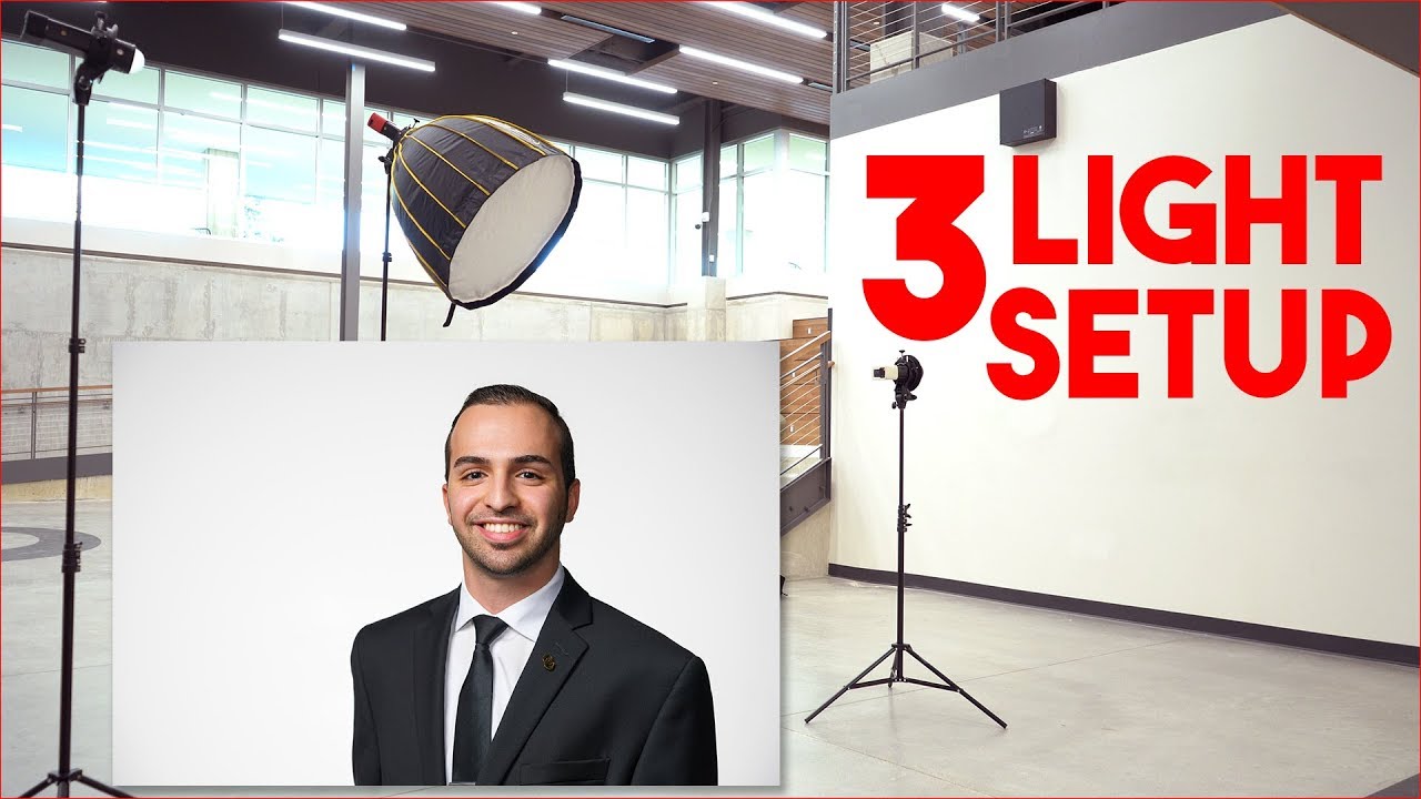 Simple 3 Light Flash Photography Setup for Location Portraits and