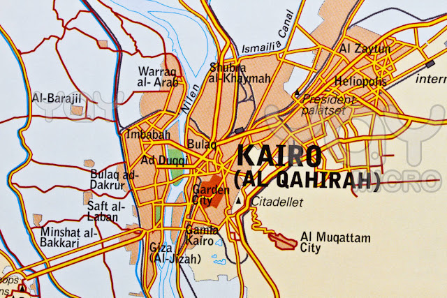 Cairo region map