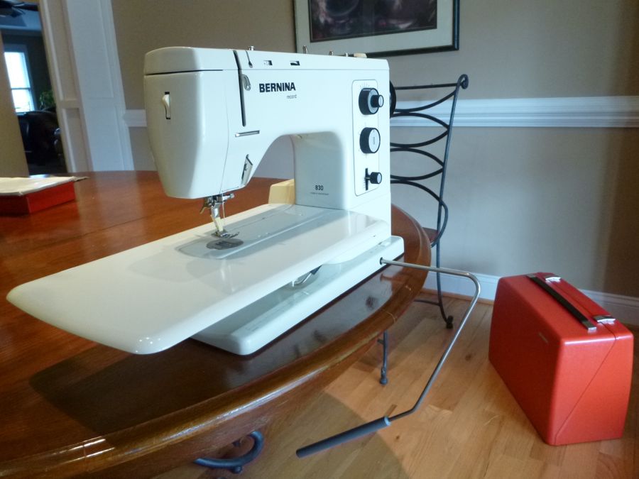 Tempted Threads Vintage Bernina 830 Record Sewing Machine Restored