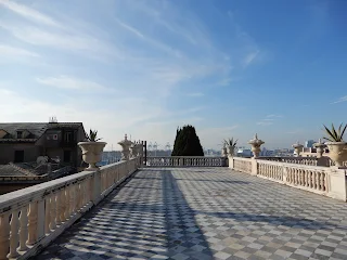 ジェノヴァのMuseo di Palazzo Realeのバルコニー