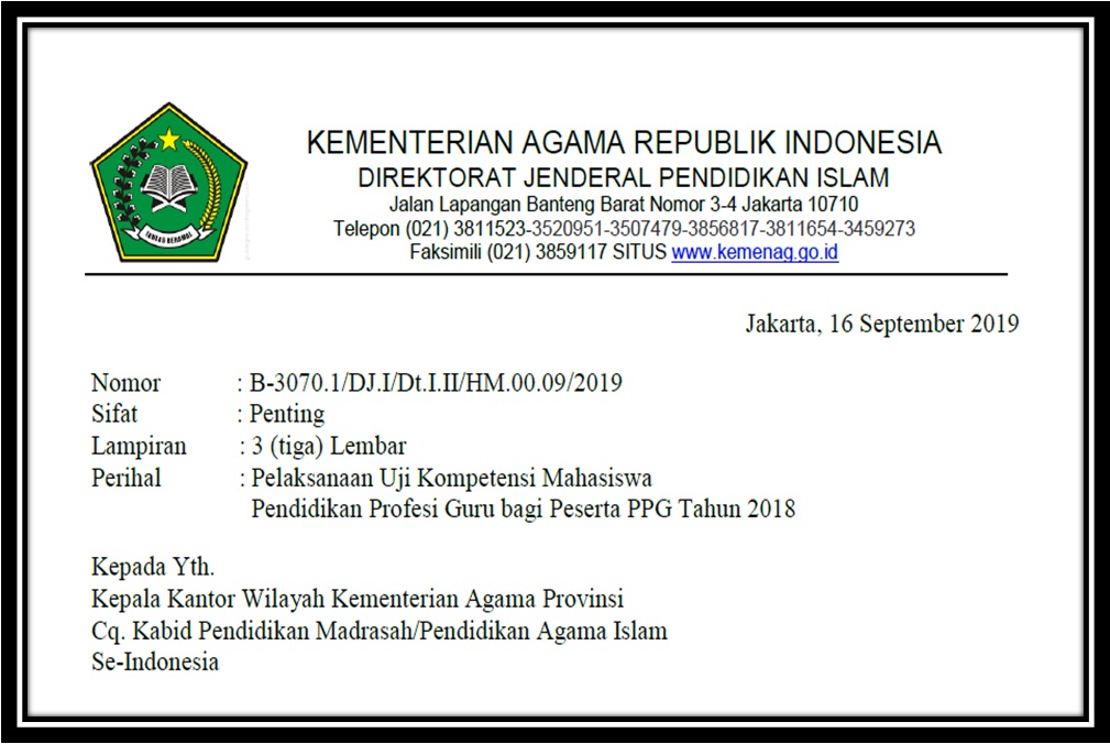Download Surat Edaran Pelaksanaan UKMPPG Ulang Tahun 2018