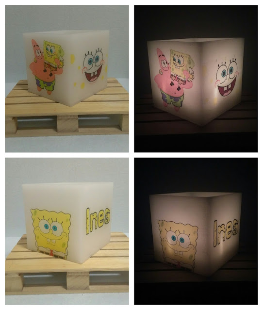 Luminária Sponge Bob
