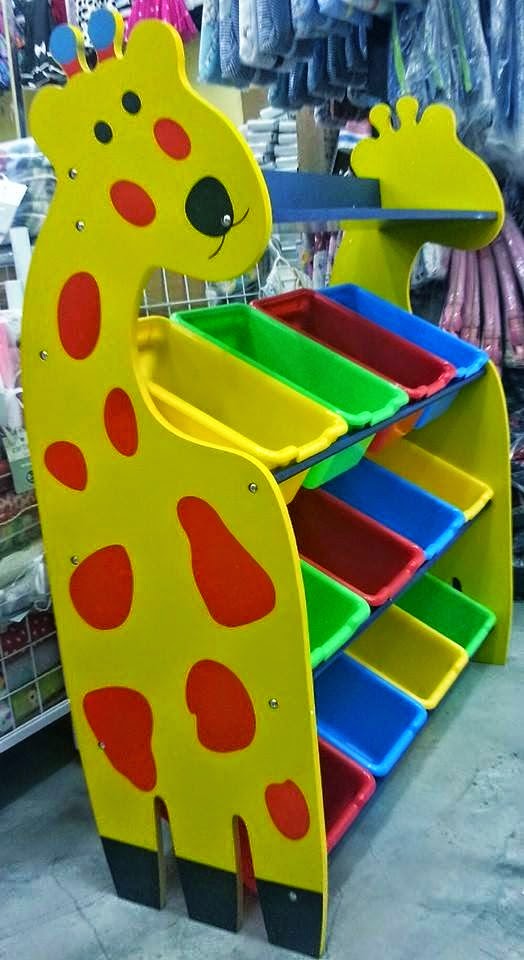 Syaz Babykids Wear READY STOCK !!Giraffe storage Rack 12 box