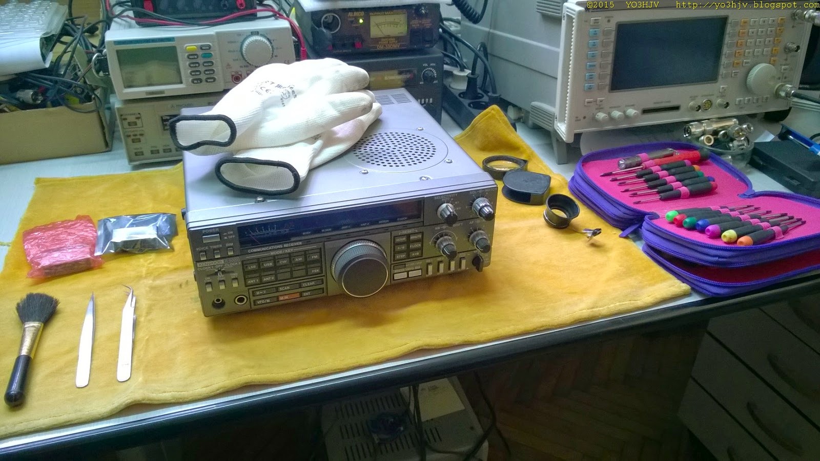 YO3HJV: Kenwood R-5000 filter add-on