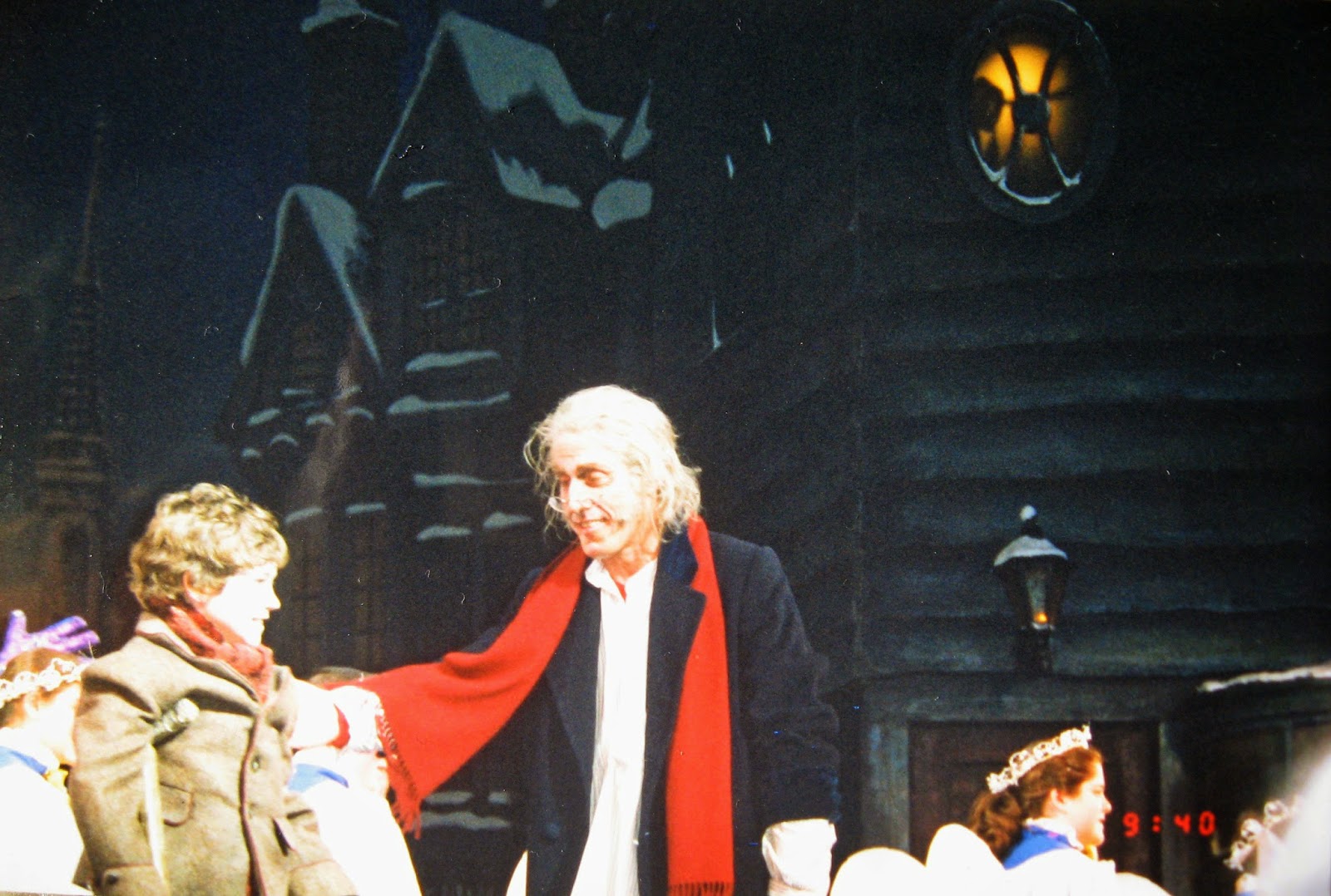 Tommy Mondello's photo's of Roger Daltrey as Scrooge in A Christmas carol Dec 5, 1998 at MSG