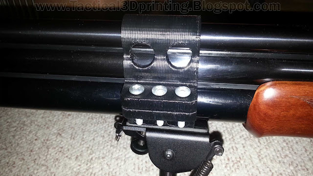 Sam Yang 357 Recluse 2016 - 3D Printed Barrel Bipod Mount v5 4 Sam Yang 357 Recluse 2016 - 3D Printed Barrel Bipod Mount v5 4