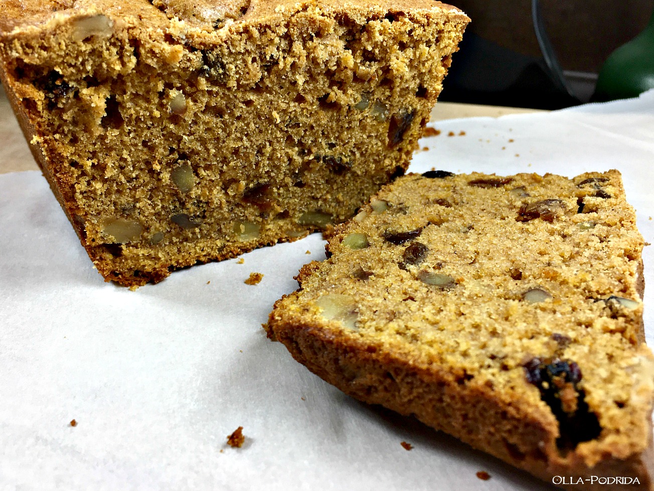 OllaPodrida Rum Raisin Sweet Potato Bread