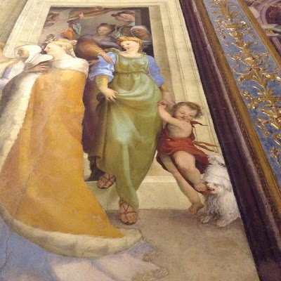 Siena, Oratorio di San Bernardino: Sposalizio della Vergine del Beccafumi