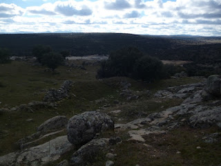 Interior del primer recinto. Las Cogotas