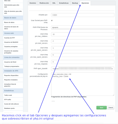 Editar el php.ini en ISPConfig 30 Selecci%25C3%25B3n 177