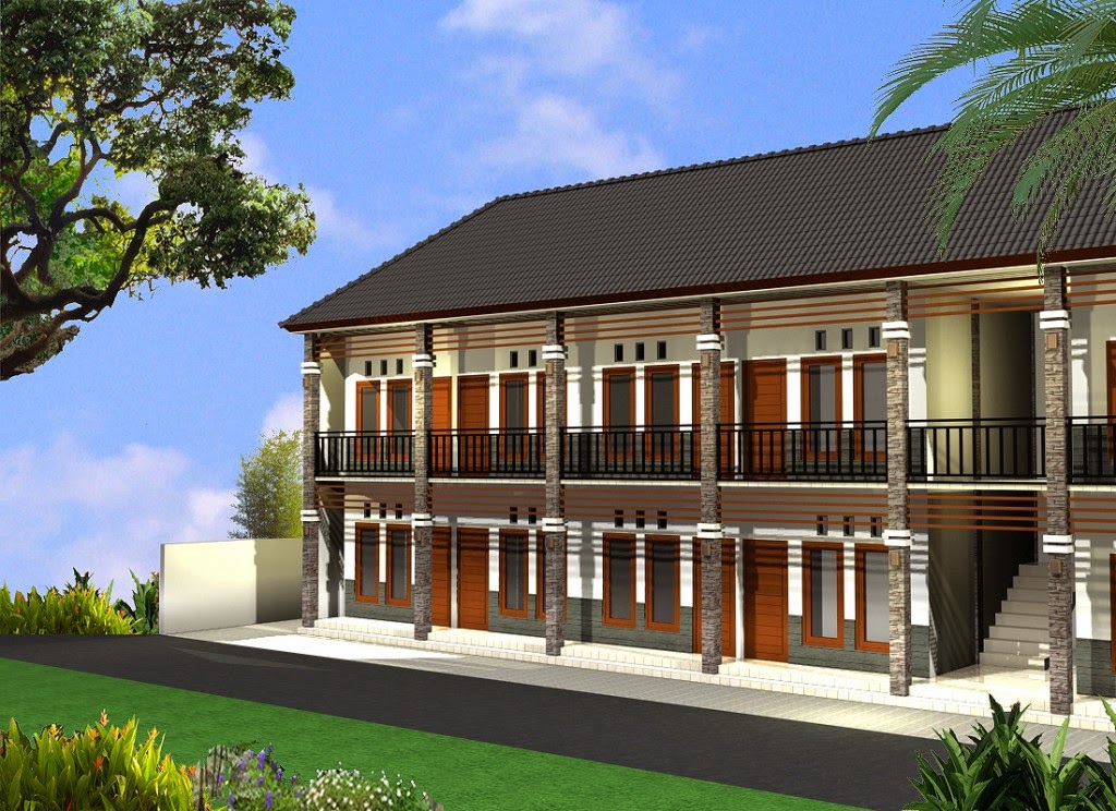 Desain Arsitektur Rumah Kos Minimalis Terbaru 2014