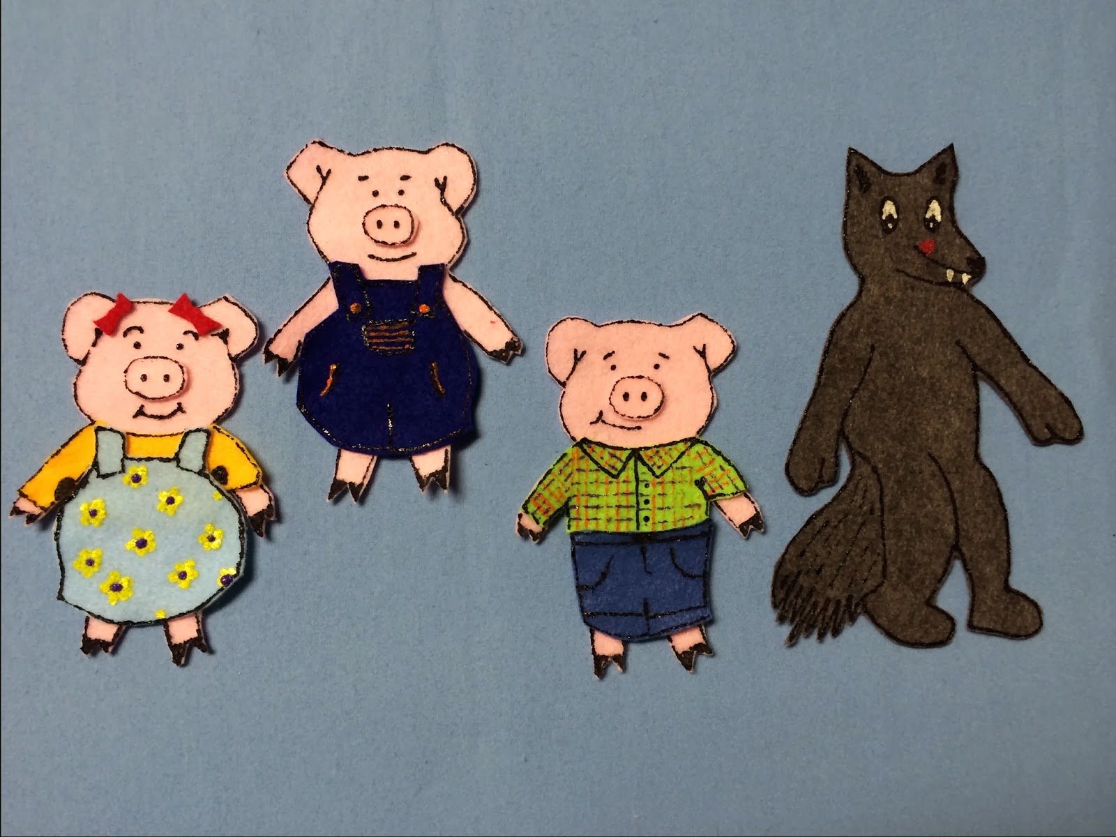 Three Little Pigs Characters Printable
