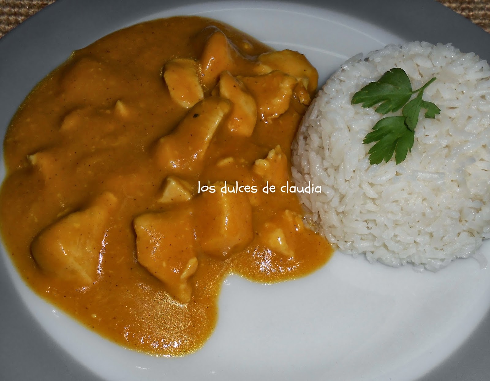 curry de pollo