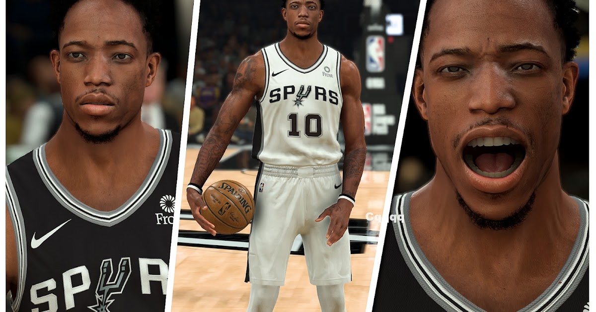 NBA 2K20 DeMar DeRozan Cyberface by Cqqqq Shuajota