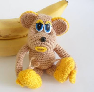 PATRON GRATIS MONO AMIGURUMI 47755 🐵