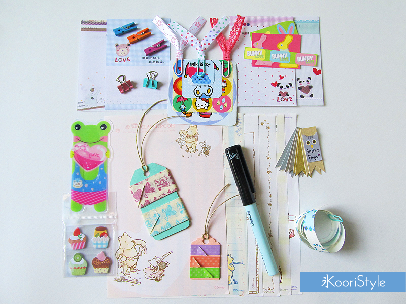 Koori KooriStyle Kawaii Cute Planner Handmade Amigurumi Happy Snail Mail PenPal Outgoing Stickers Stationery Goods Goodies Washi Deco Tape Sticky Note Notes Paper Clips