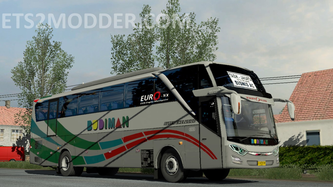 Livery Budiman Jetbus 3 SHD by Kupril - Mod ETS2 Indonesia