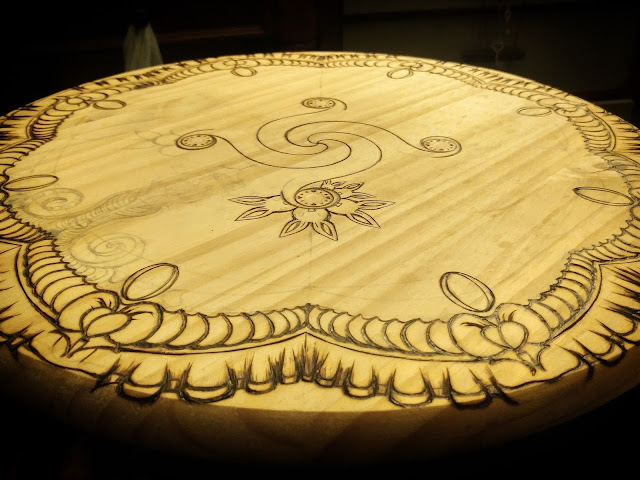 go ask alice in wonderland mandala art table