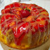 Lemon bundt cake with strawberries/glaze and lemon