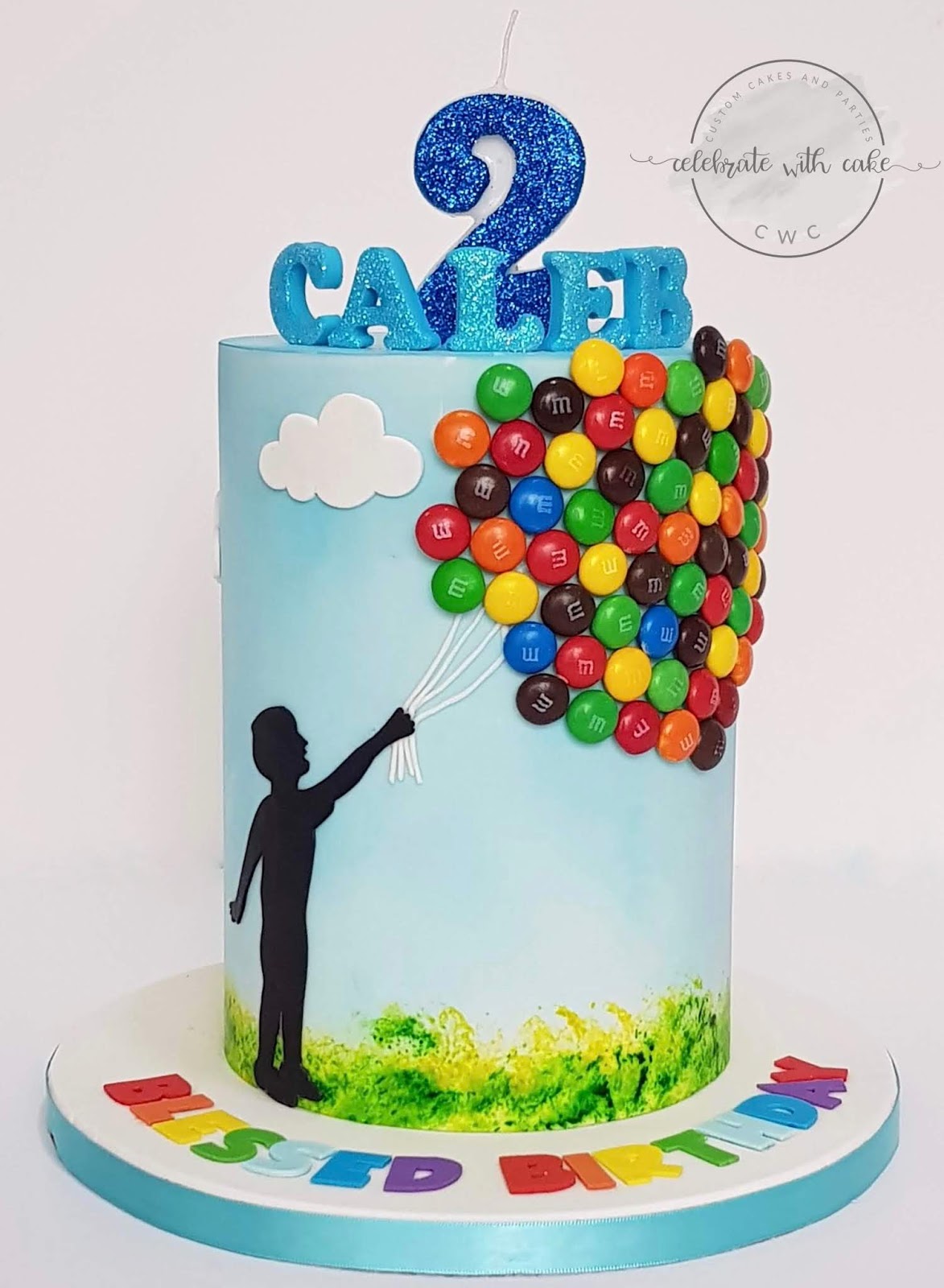 Celebrate with Cake!: Boy with Balloons Cake