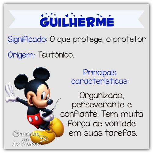 Cantinho dos Nomes Significado do Nome